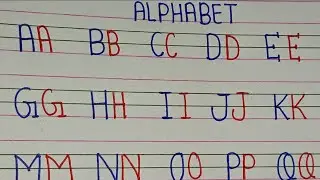 Abcd capital letter | A to Z Alphabet | abcd #education #abcd 
