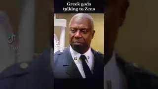 Greek gods talking to Zeus
