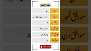 Fara Name Meaning in Urdu | #shorts #namemeaning | Names Hub