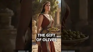 ATHENA bought us the gift of OLIVES! #greece #greekmythology #athena #myths
