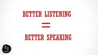 How to improve your English pronunciation.