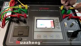 HZ-3320D 3 Phase Transformer DC&nbsp;Winding&nbsp;Resistance&nbsp;Tester Operating Video