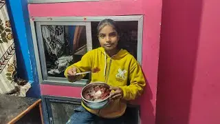 Srishti akele akele Banakar kha Li 😱😱