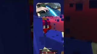 Minecraft PvP Fireball Fight.... (handcam) #miencraft #shorts
