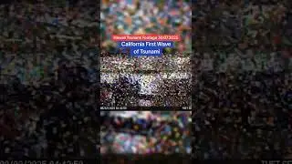 Tsunami Alert in California Beaches 🌊 | Real Waves Caught on Camera | Natural Disaster 2025 #shorts