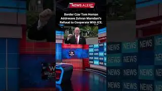 Border Czar Tom Homan Addresses Zohran Mamdani's Refusal to Cooperate With ICE. #breakingnews #news