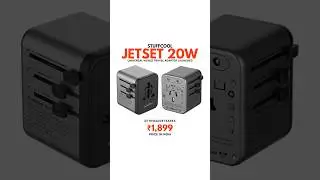 Stuffcool Jetset 20w Universal World Travel Adapter Launched 🔥