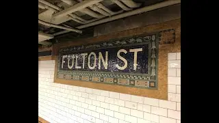 MTA: R142/R142A (4) + R142 (5) Trains At Fulton Street-Fulton Center Station: (08/14/2021)