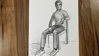 OTURAN FİG&Uuml;R EN KOLAY NASIL &Ccedil;İZİLİR? | FIGURE DRAWING