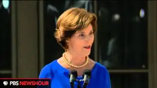Watch Laura Bush's Remarks at the Dedication of the George W. Bush Presidential Library