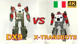 WILDRIDER ::: DX9 vs X-TRANSBOTS  ::: CONFRONTO ITA ::: Transformers Masterpiece