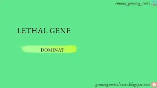 Lethal Genes - Malayalam | Dominant Lethal Genes | Genetics