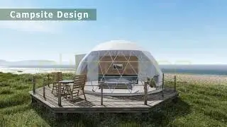 Glitzcamp Glamping Tent Product Show -  Starry Dome Igloo