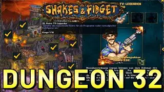 Shakes and Fidget: Dungeon 32. Retro TV-Legenden