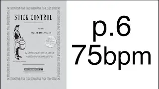 【1day1up!】No.227 Stick Control p.6 75BPM  by tadaomi takemura