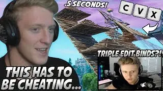 Tfue SHOCKS Symfuhny After Switching To TRIPLE Edit Binds To Edit INSTANTLY! Tfue FASTER Than Sym!