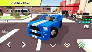 Blocky Car Racer - City mode exploration