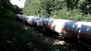 Mad, Seldom Trainconsist ,look a American Railroad situation , is Europe!