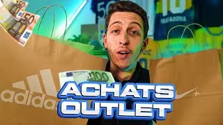 SHOPPING OUTLET du MOIS !💸(MAILLOT FOOT À 30€🔥)