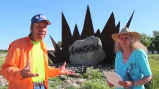 Manson Crater,  Manson,  Iowa. Travel USA, Mr. Peacock & Friends, Hidden Treasures