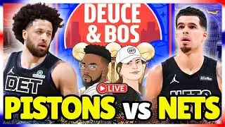 Pistons Clash With The Nets! | Live Reaction! #nba #pistons #brooklyn