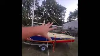 Sonictide refit- shrouds and forstay replacement on a trailer sailor sailboat
