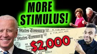 YES! $2,000 Biden Wants More Stimulus, Adult Tax Credit SSI SSDI, $300 Unemployment Benefits Ending