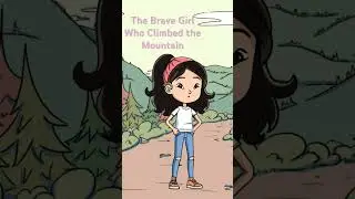 A Girl। The Brave Girl Who Climbed the Mountain। Animation। Cartoons। #girls #hills #animation