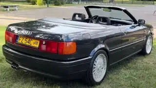 Audi 80 cabrio - O co tu chodzi ? Widzieliście kiedyś tak zamontowany silnik ?