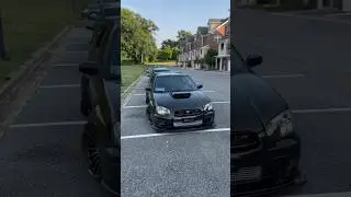 Subaru STi trying external mics! 🎧 #subaru #wrx #turbo #boost  #builtnotbought #shortsvideo #shorts