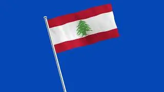 Lebanon's Flag - The Ultimate Green Screen Animation!