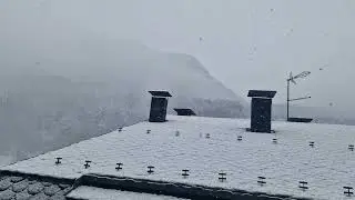 Snowfall Winter Scene ❄️ Relaxing Nature Background for TV | 4K