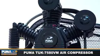 PUMA 7.5HP Two Stage Belt Drive Stationary Air Compressor TUK-7580VM Product Introduction