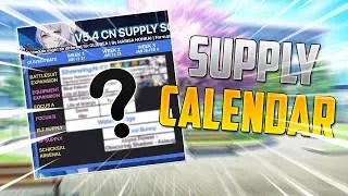 NEW SUPPLY CALENDAR FOR HONKAI VERSION 5.4 | Honkai Impact 3rd