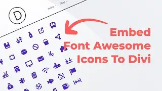 How to Embed Font Awesome Icons to Divi Theme