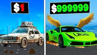 $1 to $1,000,000,000 UBER in GTA 5! l VarunOP