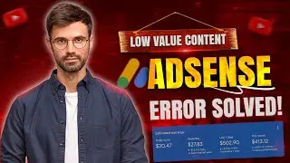 How to fix low value content in AdSense | low value content AdSense error | 100% AdSense Approval