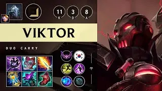 Viktor Carry vs Ezreal - KR Master Patch 25.13