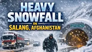 Heavy Snowfall in Salang, Afghanistan | برف‌باری شدید در سالنگ افغانستان