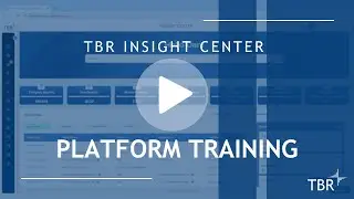 TBR Insight Center: Platform Training