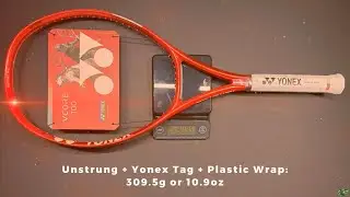 2026 YONEX VCORE V8 100 Unstrung & Strung Weights