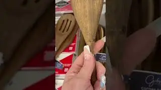 WOODEN SPOONS $1.25 by GIBSON HOME #dollartree #wooden #kitchen #spoon