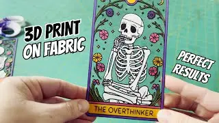3D Printing on Fabric to Create Stunning Bookmarks with Transparent Designs
