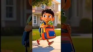 Arjun Aur Uska Dinosaur Dost Pehli Baar School Gaye! 🦖#shorts #ytshorts #shortfeed #story #ai