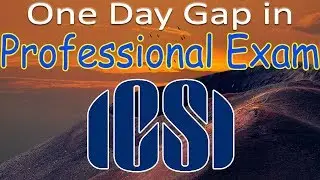 One Day Gap in CS Professional Exams Dec 2019 onwards