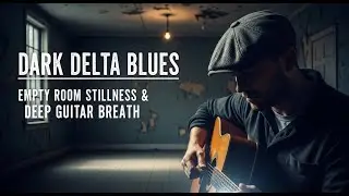 Dark Delta Blues | Empty Room Stillness & Deep Guitar Breath #BluesMusic #SoulfulVibes