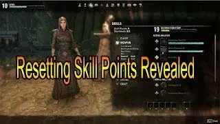 The Elder Scrolls Online How To Reset Skills