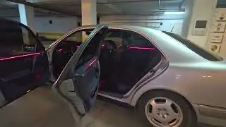 Mercedes w210 ambiyans aydınlatma 
