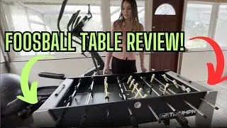 Review and play of this Triumph Sports Foosball Table!