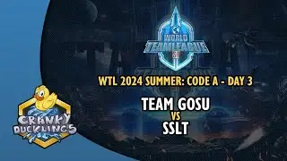 Team Gosu vs SSLT - World Team League 2024 Summer: Code A Day 3 | StarCraft 2 Tournament